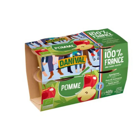 Dessert Pomme Sans Sucres Ajoutés Bio