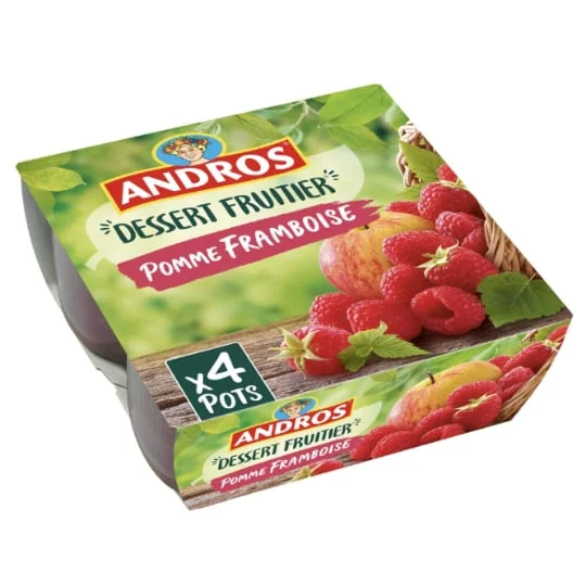 Compote pomme framboise