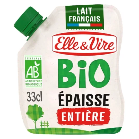 Crème Entière Bio Epaisse