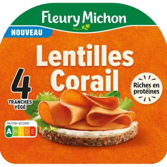 Tranches de lentilles corail x4