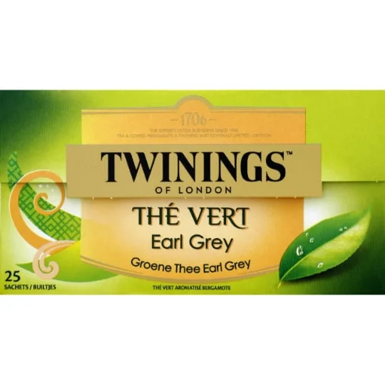Thé vert Earl Grey