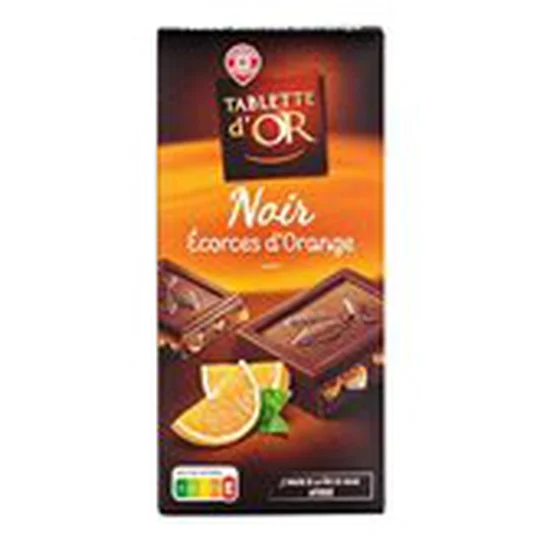 Chocolat noir Ecorces d'orange
