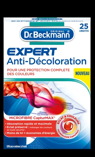 Lingettes anti-décoloration