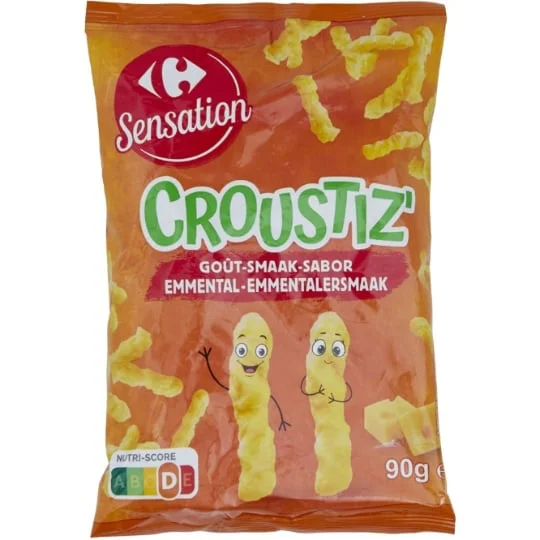 Biscuits apéritif crousti'z emmental