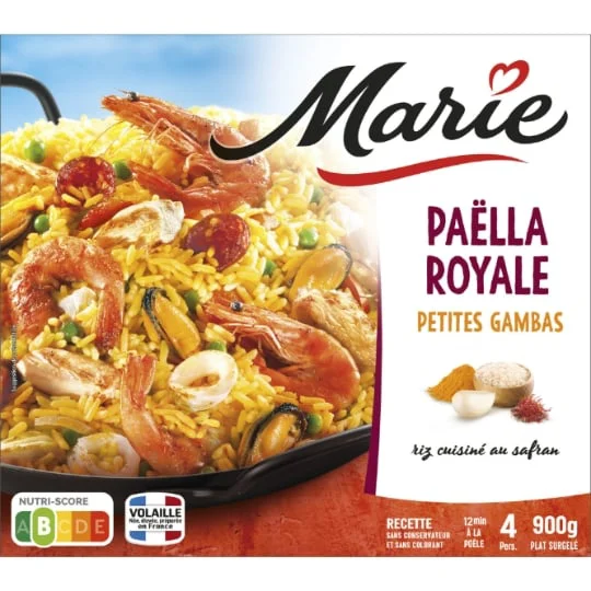 Plat cuisiné Paëlla Royale