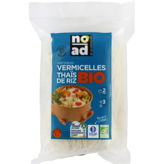 Vermicelles thaïs de riz bio
