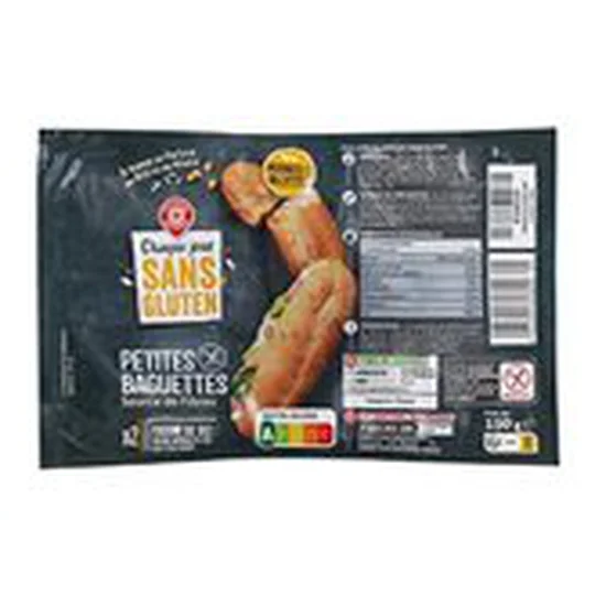 Pain précuit Petites baguettes x2