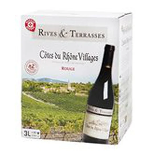 AOC Côtes du Rhône vin rouge Rives & Terrasses