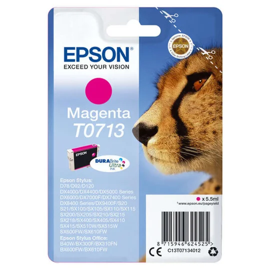 Cartouche D'Encre Magenta N°T0713