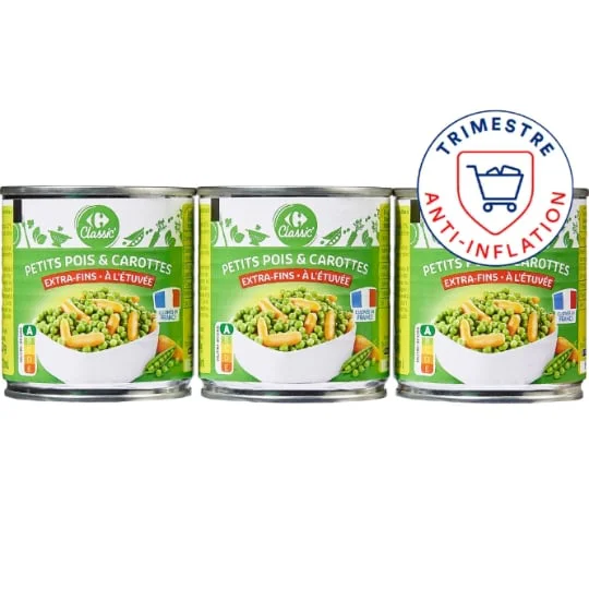 Petits pois & carottes extra fins