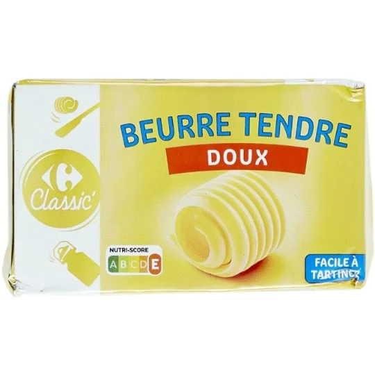 Beurre tendre doux