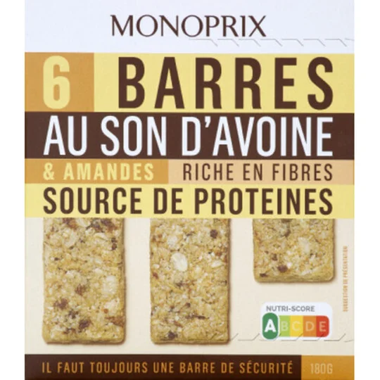 6 barres son avoine