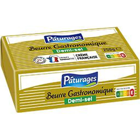 Beurre gastronomique demi-sel
