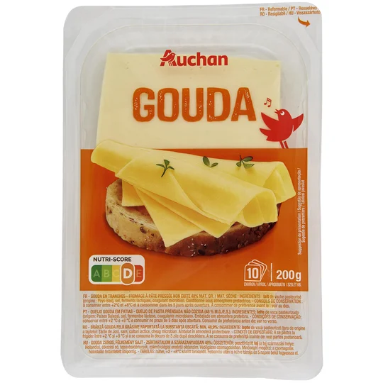 Gouda en tranche