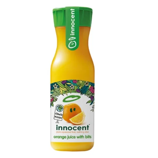 Jus d'oranges avec pulpe
