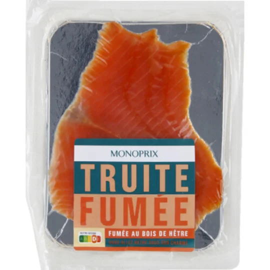 Truite fumée au bois de hêtre