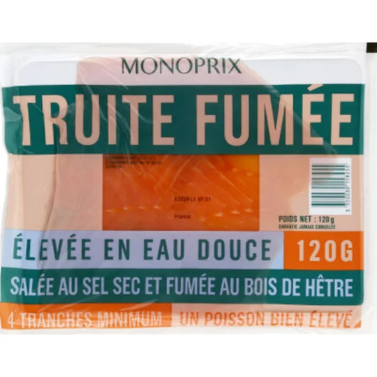 Truite Fumée 4 tranches