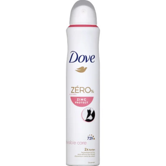 Déodorant Zero % Alcool Zinc Protect Invisible