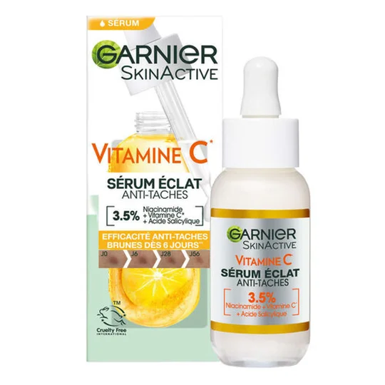 SkinActive Sérum Visage Vitamine C Booster d'Eclat