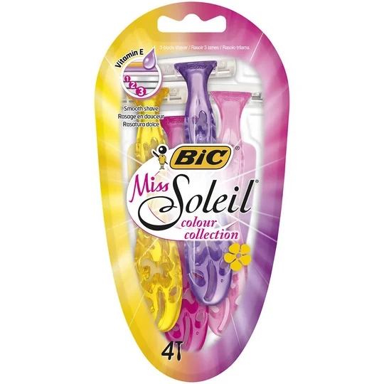 Rasoirs jetables 3 lames Miss Soleil