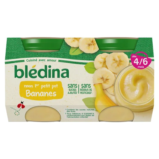 Compote bébé Banane - dès 4-6 mois