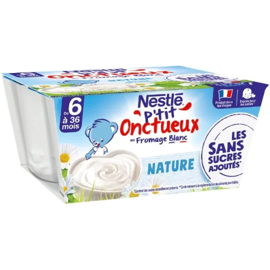 Desserts bébé sans sucres ajoutés - dès 6 mois