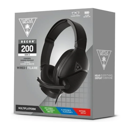 Casque Gaming Noir 2e génération - Recon 200