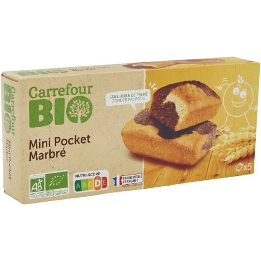 Gâteaux bio mini marbré
