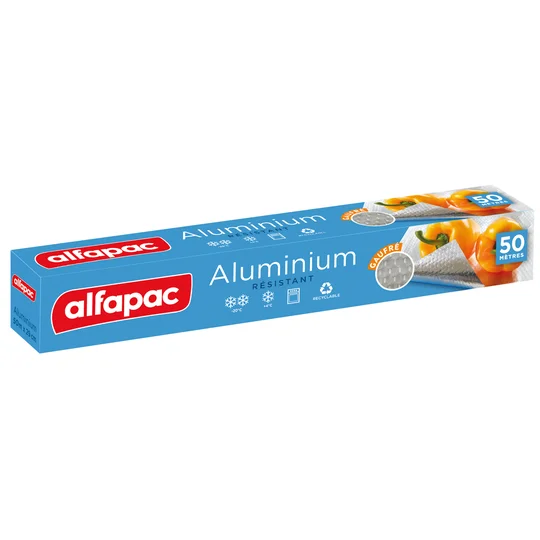 Aluminium rouleau gaufré et résistant