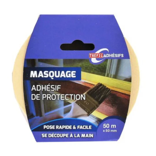 Ruban adhésif de protection spécial masquage 50mmx50mm
