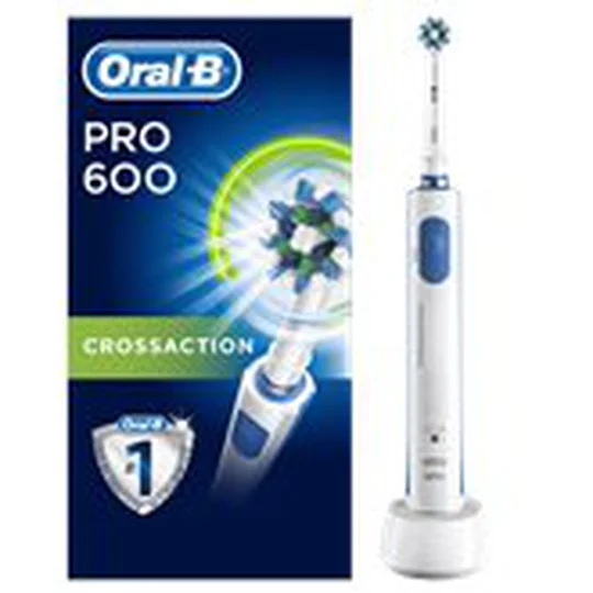 Brosse à dent électrique Pro 600 Cross Action blanche
