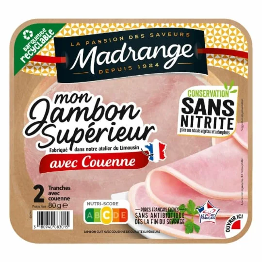 Jambon Supérieur avce Couenne