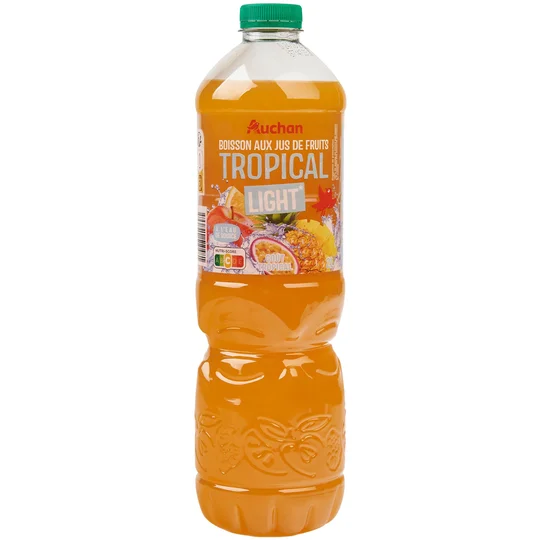 Boisson aux jus de fruits tropical light