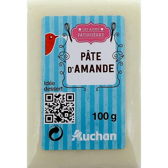 Pâte d'amandes naturel