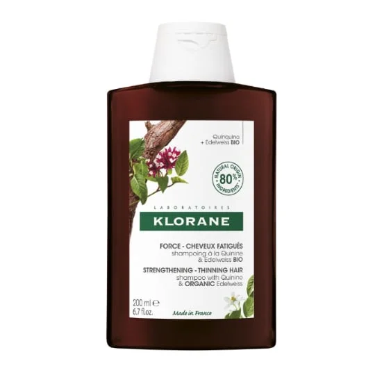 Shampoing fortifiant à la quinine et edelweiss Bio