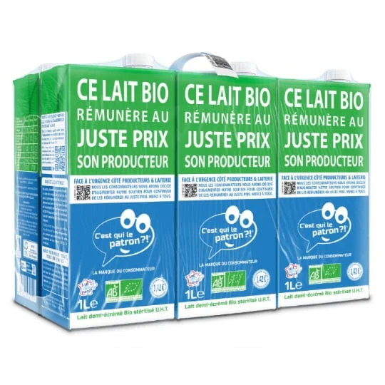 Cqlp lait uht bio