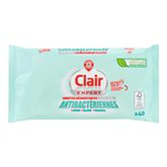 Lingettes désinfectantes Anti-bactériennes x40