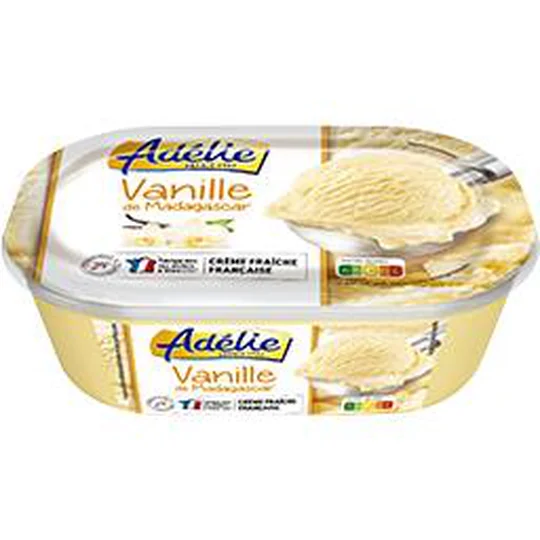 Crème glacée vanille de Madagascar