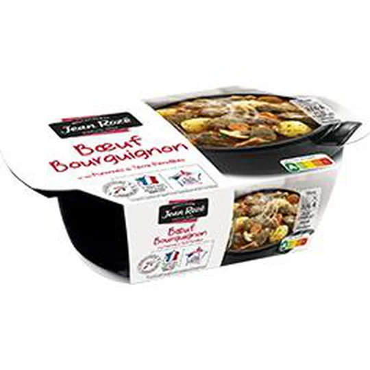 Boeuf bourguignon et ses pommes de terre persillées