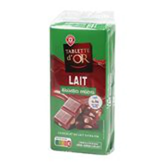 Chocolat au lait Lait Noisettes