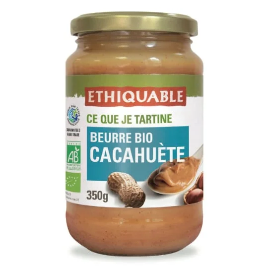 Beurre de cacahuètes sans huile de palme Bio