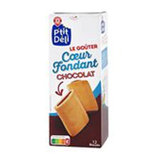 Biscuits fourrés Coeur fondant chocolat