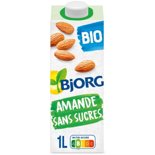 Boisson végétale à l'amande bio sans sucres ajoutés