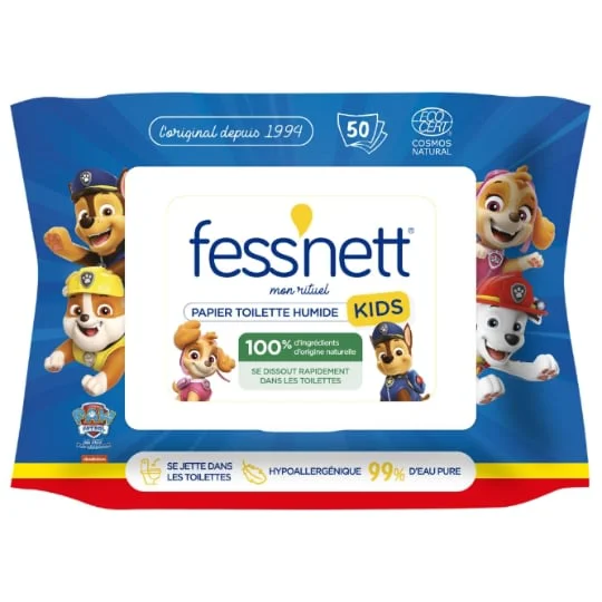 Papier toilette humide kids - X50