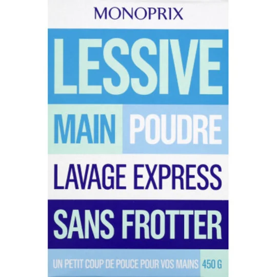 Lessive main sans frotter lavage express