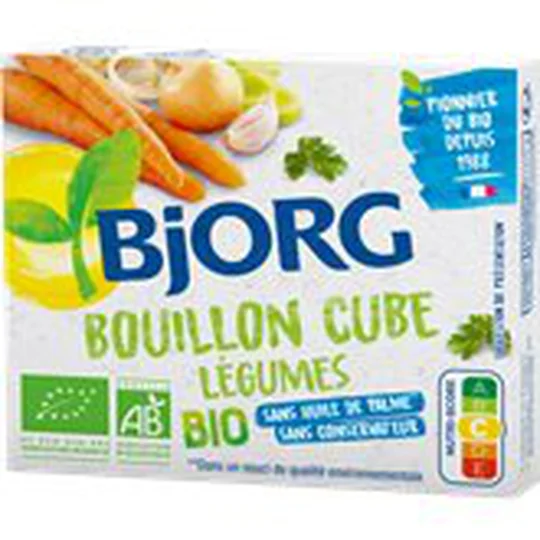 Bouillon cube légumes bio Déshydraté - x6