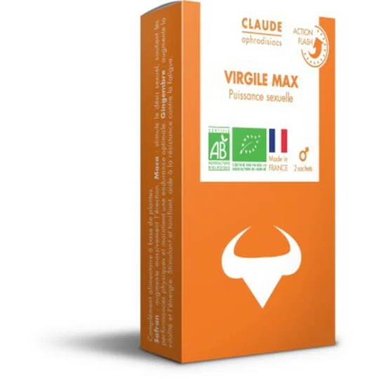 Virgile Max BIO 2 sachets 16g - Provocateur d'érection Complément alimentaire