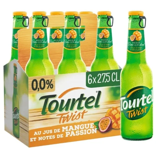 Bière sans alcool mangue passion Twist