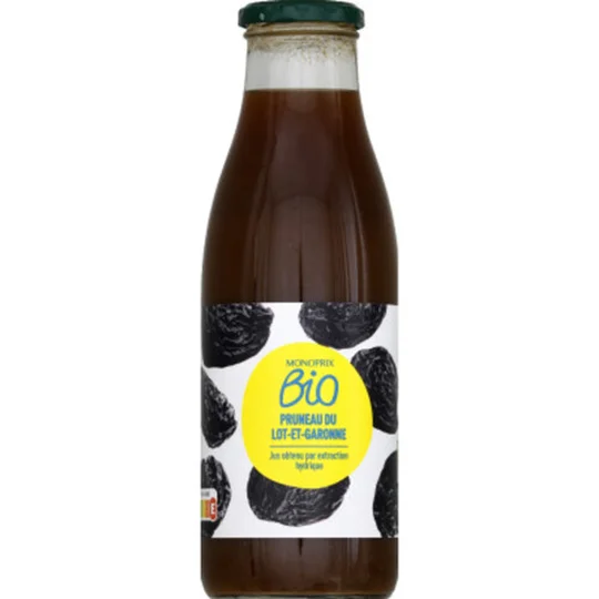 Jus de pruneau du Lot et Garonne, Bio