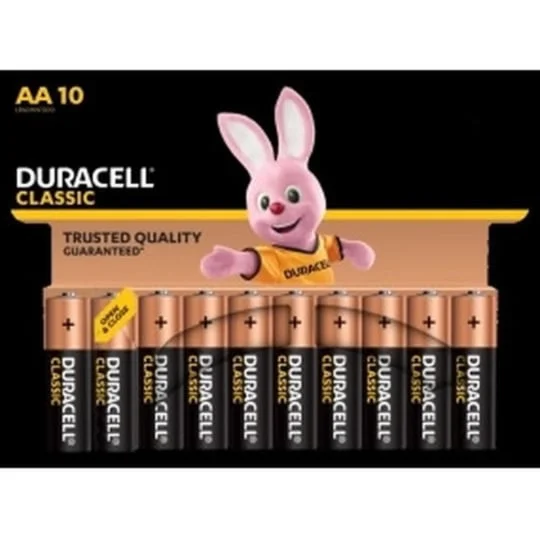 Lot de 10 piles Classic AA